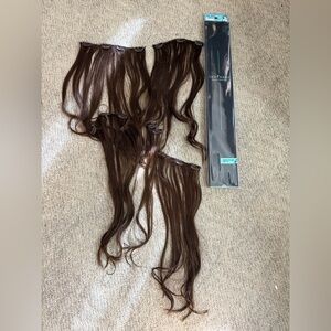 Bobbi Boss Indi Remi Natural Yaki 22” Human Hair Weave Color 4 Made Into Clip In